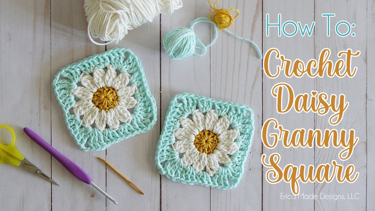 EASY CROCHET: Daisy Granny Square (Beginner-Friendly!)
