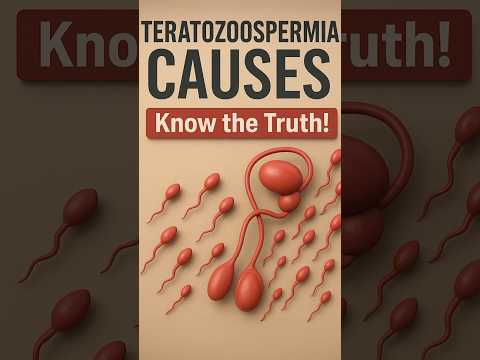"Teratozoospermia: Causes, Risk Factors & Male Fertility Insights"#malefertility #ivf #viral #shorts