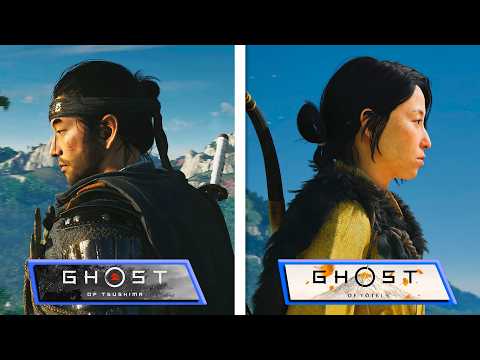 Ghost of Tsushima vs Ghost of Yōtei | Final Gameplay Graphics Comparison