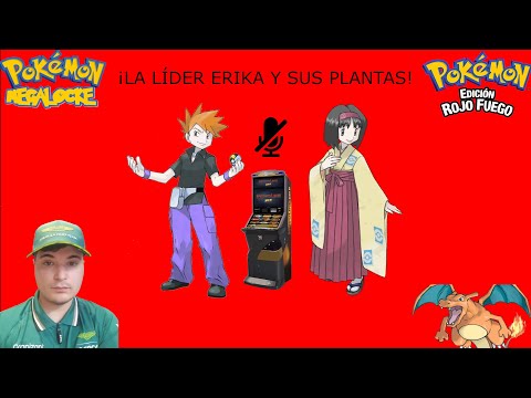 POKÉMON ROJO FUEGO MEGALOCKE Ep. 9. - ¡La líder Erika y sus plantas!