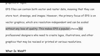 What is EPS  Encapsulated Postscript explained