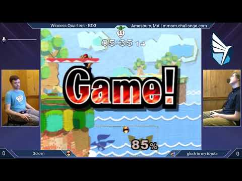 MMOM168 SSBM - Golden (C. Falcon) vs. glock in my toyota (Falco) - Melee WQF