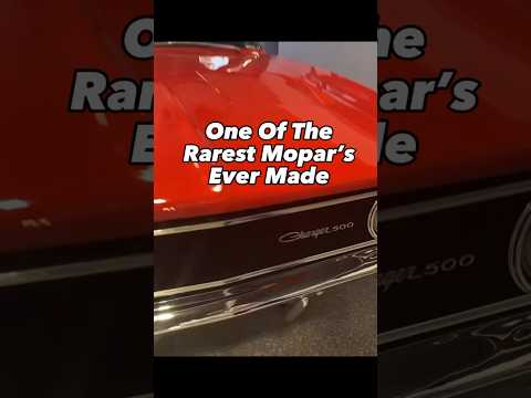 One of the rarest Mopar's that you might not of even known existed. 69 Dodge Charger 500. Hemi power