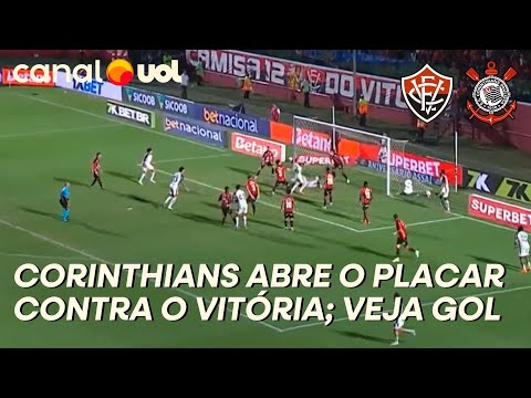 CORINTHIANS MARCA CONTRA O VITÓRIA NO FINALZINHO; VEJA O GOL DE CHARLES