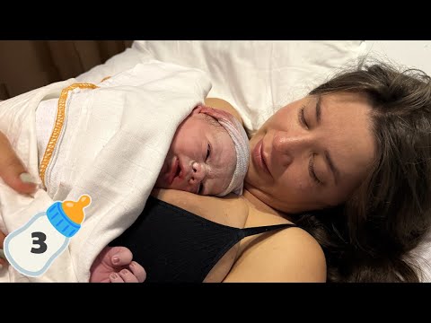 M'n bevallingsverhaal + beelden van de bevalling 👶🏻 KRAAMVLOG 3