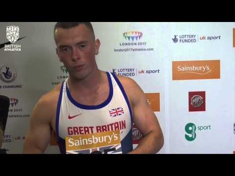 Richard Kilty rues false start at #GlasgowAthletics