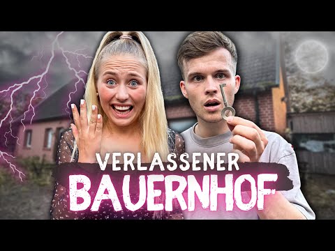 Eine Nacht auf VERLASSENEM BAUERNHOF - ABBRUCH!!