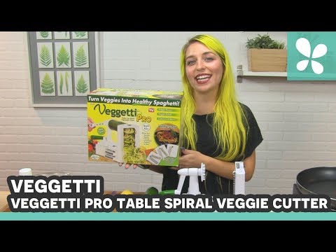 Veggetti Pro Spiralizer Turns Veggies into Vegan Noodles Review
