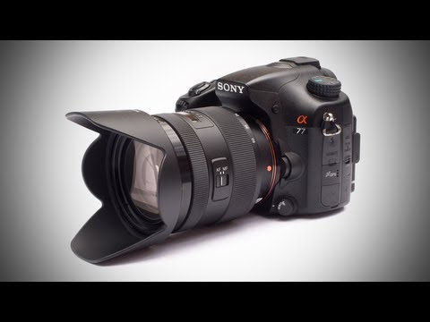 Sony A77 DSLR Camera Unboxing!