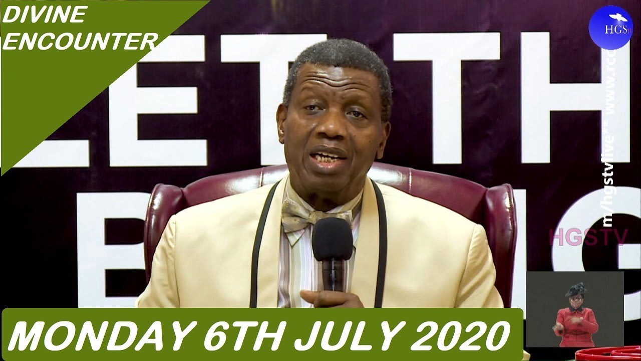 RCCG 6th July 2020 Divine Encounter with Pastor Adeboye