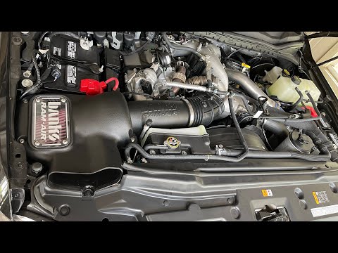 Banks Cold Air Intake Sound on a 2022 F-250 Power Stroke