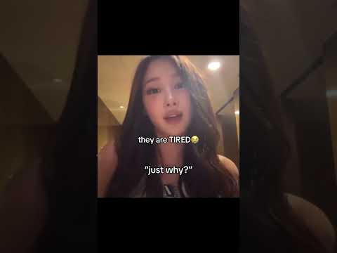 they’ve had enough 😭 #aespa #ningning #giselle