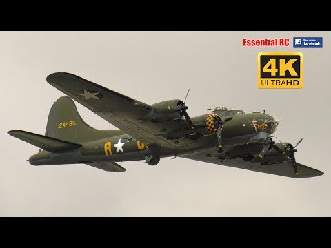 SALLY B Boeing B-17 Flying Fortress at RIAT 2017 [*UltraHD and 4K*]