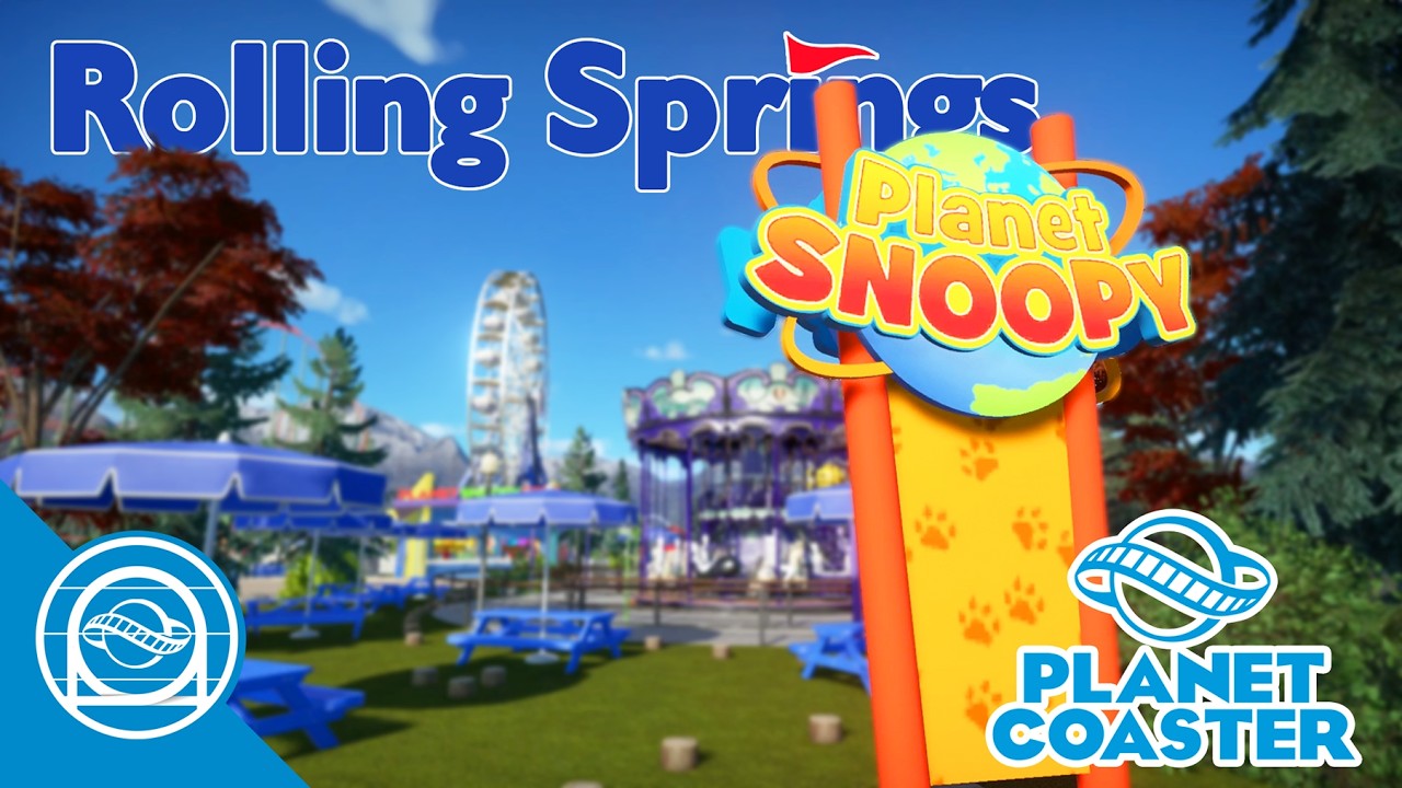 Our Realistic Planet Snoopy & Future Plans | Rolling Springs in Planet Coaster Ep. 7