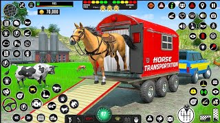 Indian Animal Transport Truck Simulator  // Animal Transport wala Game Video