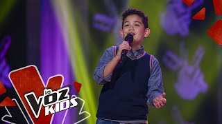 Sebastián canta Vois Sur Ton Chemin – Audiciones a Ciegas | La Voz Kids Colombia 2019