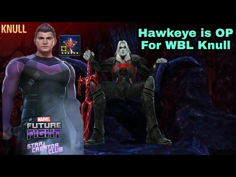 Hawkeye T3 & New Uniform Review | WBL Knull Clear Showcase With Obelisk - Marvel Future Fight
