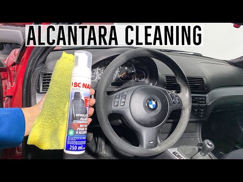 Cleaning ALCANTARA on my BMW E46 ZHP