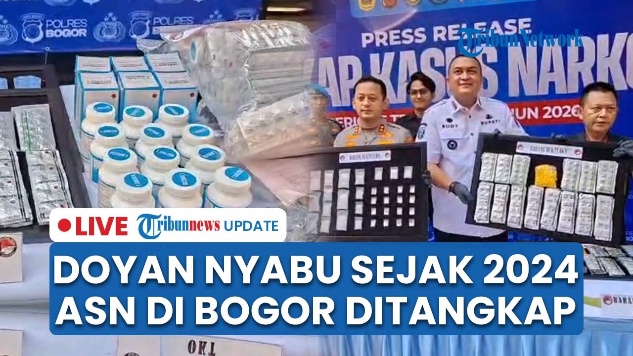 LIVE: Doyan Nyabu Sejak 2024, ASN di Kabupaten Bogor Ditangkap Polisi dan Jalani Rehabilitasi