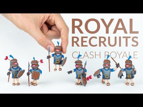 Royal Recruits (Clash Royale) – Polymer Clay Tutorial