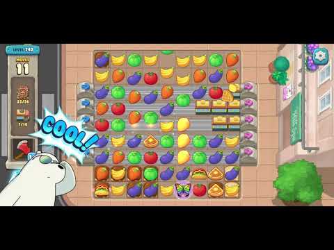 We Bare Bears Match3 Repairs Level 743 - No Boosters