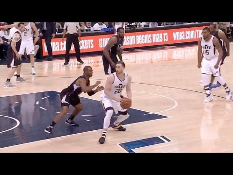 Gordon Hayward Exposes Chris Paul's Overrated Defense - 2017 Playoffs 1st Rd