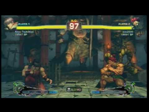 SSF4 [A vs A]: Kiryu Tsukimiya(#1 Guy) vs yuu2000(#42 Akuma) Ep.72