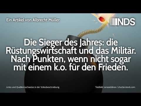 Die Sieger des Jahres: die Rüstungswirtschaft und das Militär. Nach Punkten, k.o. für den Frieden?