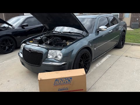 Installing Long Tube Headers On My Chysler 300C!!! *Insanely Loud*