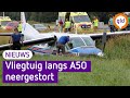 Negentien mensen in vliegtuig dat noodlanding maakte, geen zwaargewonden