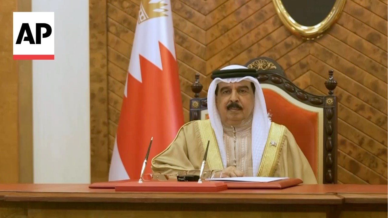 Video | Bahrain’s king condemns 'unprecedented' and 'unjustifiable' Iranian attacks on Gulf States