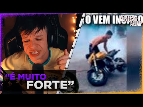 ARUAN REAGE A MOTIVOS PRA TER UMA HORNET (ZUEIRA INSANA) - Cortes do Aruan