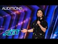 The Judges Call Aiko Tanaka's Audition 'Brilliant and Hilarious' | AGT 2022