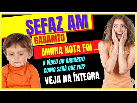 SEFAZ AM - MINHA NOTA PARA TÉCNICO FAZENDÁRIO!!! VIDEO DA CONFERÊNCIA DO GABARITO.