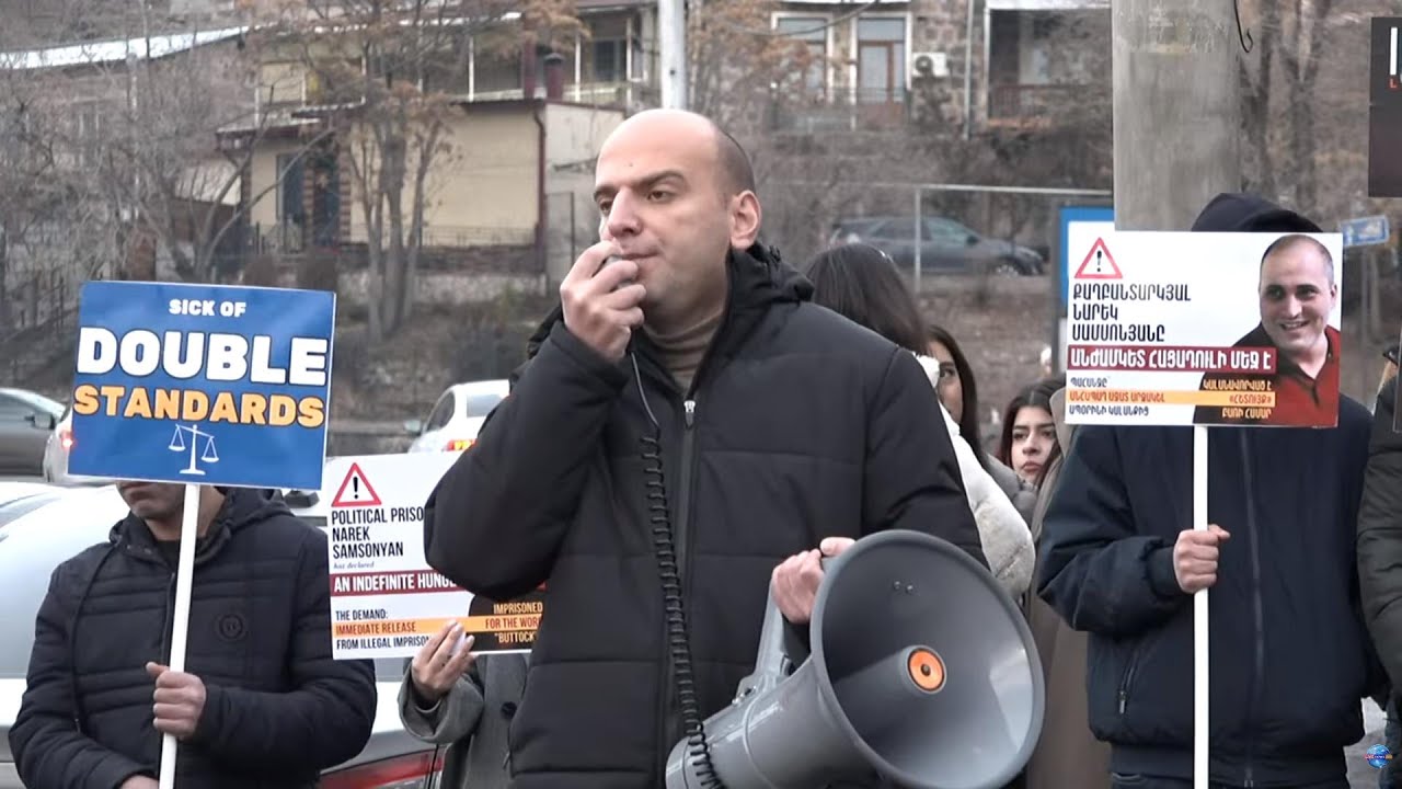 #Ուղիղ․Ազատություն Նարեկ Սամսոնյանին եւ Վազգեն Սաղաթելյանին. պիկետ