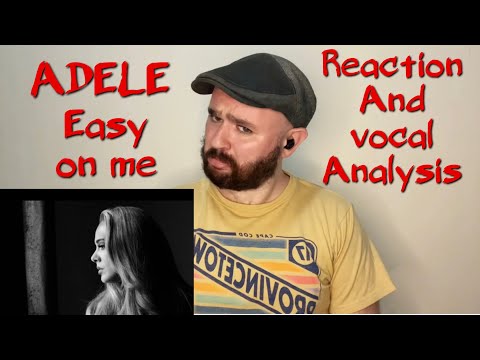 Adele - Easy on me VOCAL COACH REACTION AND VOCAL ANALYSIS