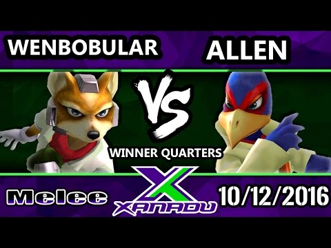 S@X 171 - Wenbobular (Fox) Vs. Allen (Falco) - SSBM Winners Quarters - Smash Melee