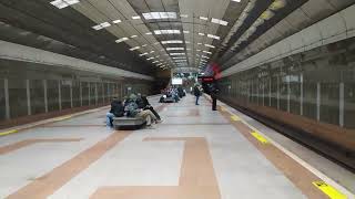 Siberia. Novosibirsk. Metro station Berezovaya Roscha Fragment А4