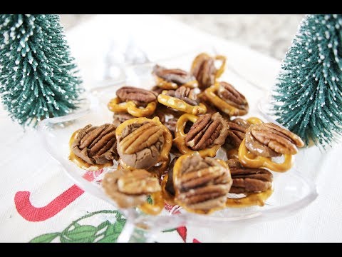 Tortugas de Pretzels con Chocolate y Nueces