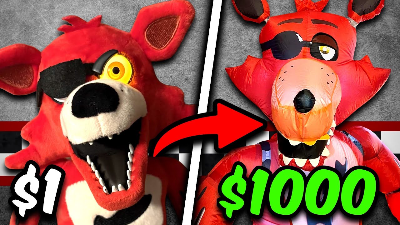 $1 vs $1000 FNAF Animatronic IRL
