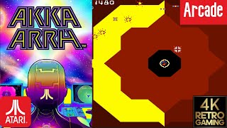 Akka Arrh Arcade ( Atari 1982 ) 4k Gameplay
