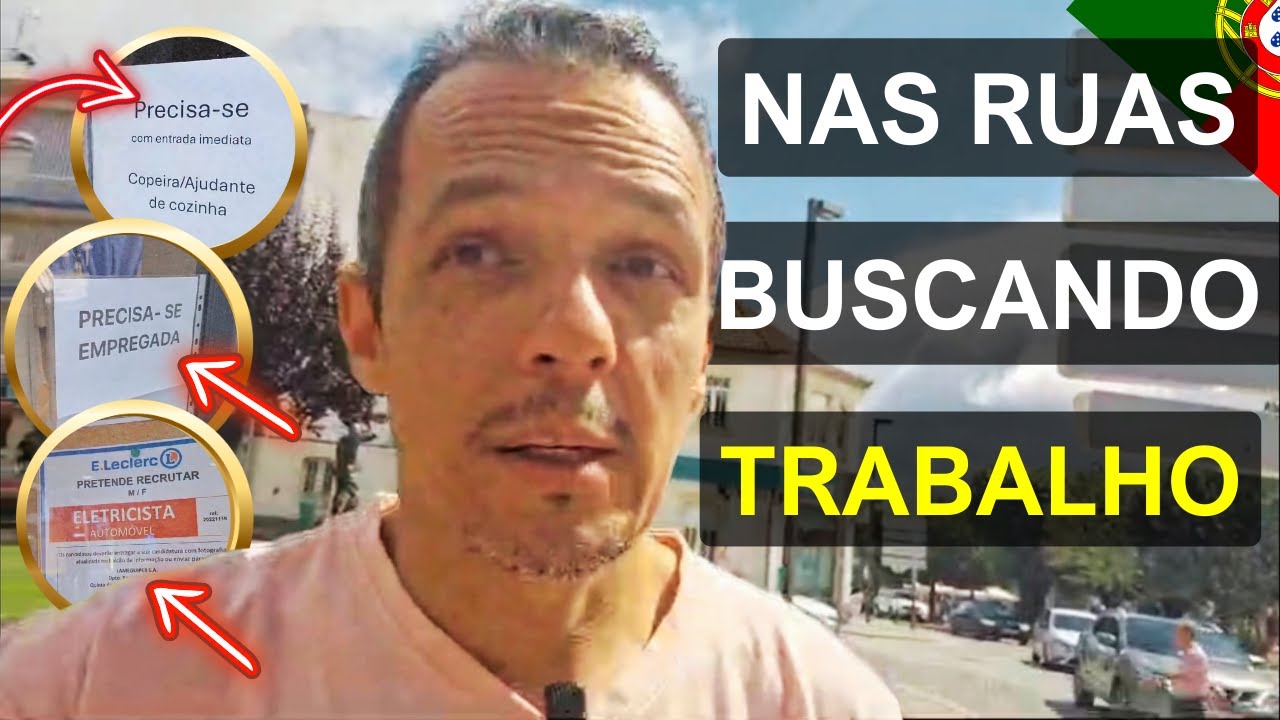 TRABALHO e ARRENDAMENTO: O Que Achei em 40 Minutos em Portugal 🇵🇹🇧🇷