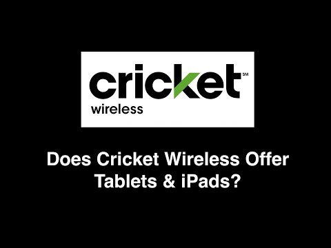 Does Cricket Sell Tablets