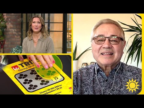 Trissvinnaren: ”Har inte berättat det för någon” - Nyhetsmorgon (TV4)