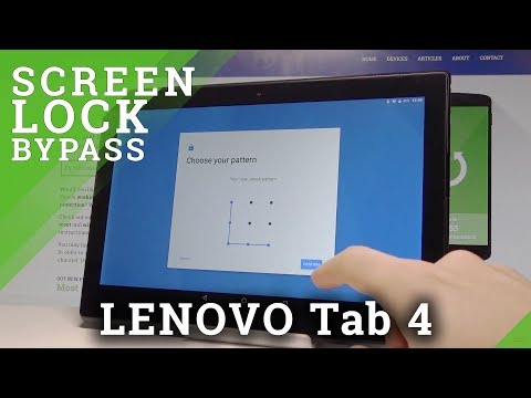How to Set Screen Lock in LENOVO Tab 4