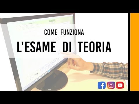 ESAME DI TEORIA: Come funziona?