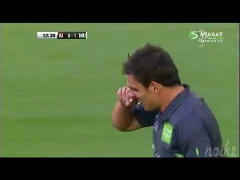 League of Ireland XI vs Manchester United  - Ji Sung Park goal