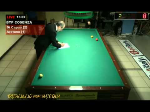 DI CAPUA vs ARETANO - 4^PROVA BILIARDO BTP 2016 COSENZA