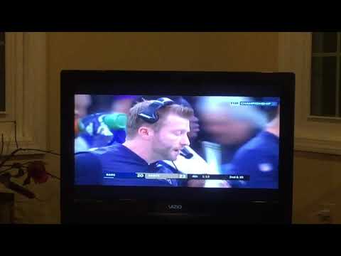 Los Angeles Rams Vs. New Orleans Saints Fourth Quarter Big Play Reactions