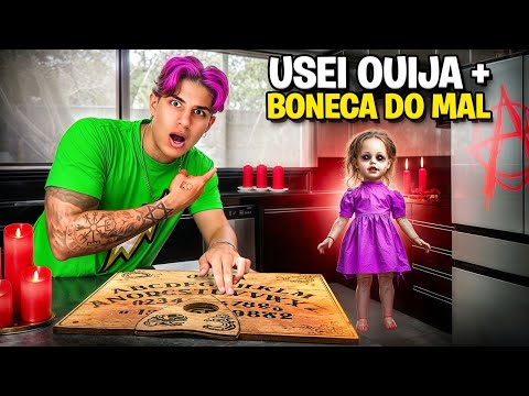 I USED MY OUIJA BOARD WITH THE EVIL DOLL *I was very scared